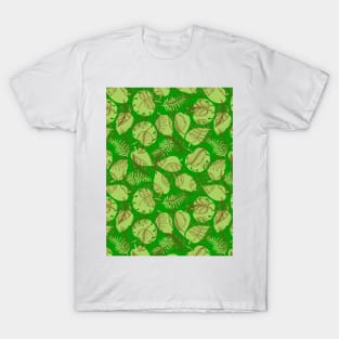 Leaf Line Art T-Shirt